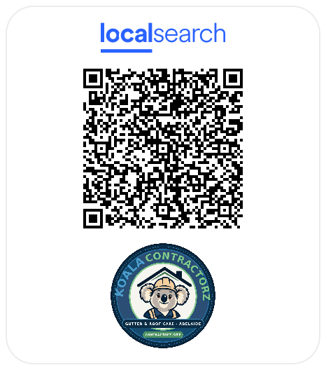 QR code to leave a LocalSearch review for Koala Contractorz
